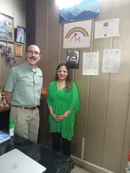 With David Lintonbon Sir