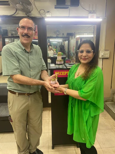 With David Lintonbon Sir